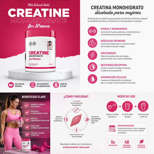 Creatina Monohydratada for Women